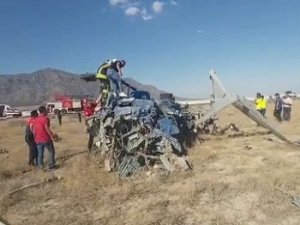 Yangın söndürme helikopteri düştü: 2 ölü 5 yaralı