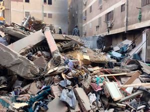 Mısır'da çöken binada 6 kişi öldü