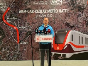 Bakan Karaismailoğlu: AKM-Gar-Kızılay Metro Hattını yakında açıyoruz
