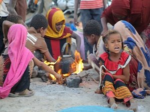 Açlığın pençesindeki Yemen'e "gıda güvenliği" için maddi destek