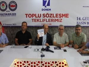 Eğitim-Bir-Sen Adana Şubesi, toplu sözleşme taleplerini açıkladı