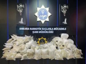 Ankara'da uyuşturucu operasyonu: 90 kilogram kubar esrar ele geçirildi