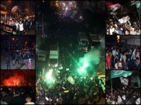 Diyarbakırlı gençler "HAMAS'a Selam Direnişe Devam" sloganlarıyla Gazzeli kardeşleri için yürüdü