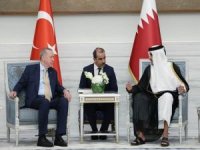 Cumhurbaşkanı Erdoğan, Katar Emiri El Sani ile Gazze'yi görüştü