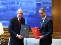 Erdoğan ile Miçotakis Atina Bildirisi'ni imzaladı