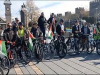Kayseri’de bir grup bisiklet sürücüsü, Filistin’de yaşanan zulme dikkat çekmek amacıyla pedal çevirdi.