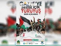 İstanbul'da "Gazze'ye Destek İçin Yürüyüş" düzenlenecek