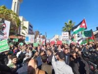 Ürdün halkı Gazze için yine meydanlara aktı