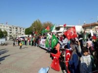 HÜDA PAR Tarsus İlçe Başkanlığından Gazze direnişine destek protestosu