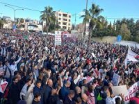 Ürdün'de kitleler, Gazze için toplandı