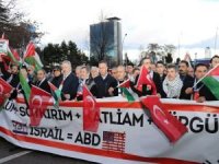 "Gazze için vicdan buluşması" sloganıyla Ankara'da on binler toplandı
