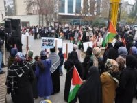 İmamlar Gazze'deki siyonist katliamını protesto etti