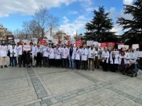 ​​​​​​​Doktorların Gazze için "Sessiz Yürüyüş" eylemi 9'uncu haftasında