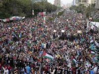 İspanya'da yüz binler "Filistin'deki soykırımı durdurun" diye haykırdı