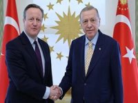 Cumhurbaşkanı Erdoğan İngiltere Dışişleri Bakanı Cameron'ı kabul etti