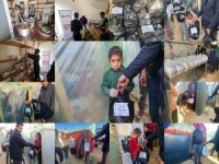 Açlığın pençesindeki Gazze'de Umut Kervanı'ndan sıcak yemek