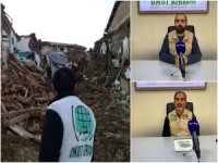 Depremzedelere yardım eli uzatanlar asrın felaketini anlattı