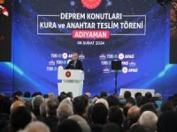 Cumhurbaşkanı Erdoğan, Adıyaman'da 2 bin 798 konutun hak sahipliği için kura çekimini yaptı