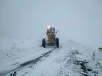 Bingöl'de 15 köy yolu kar nedeniyle ulaşıma kapandı