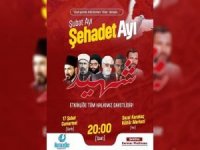 Diyarbakır'da bugün düzenlenecek "Şehitler Gecesi" etkinliğine davet