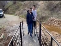 Milletvekili Nasıroğlu devreye girdi engelli vatandaş için yaya köprüsü yapıldı