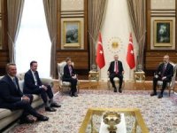 Cumhurbaşkanı Erdoğan ABD'li senatörleri kabul etti