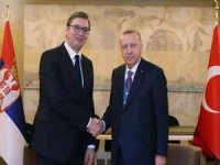 Cumhurbaşkanı Erdoğan, Sırbistan Cumhurbaşkanı Vucic ile görüştü