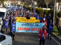 Batman'da TPAO işçileri eylem yaptı