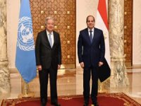 BM Genel Sekreteri Guterres, Mısır'da Sisi ile Görüştü