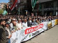 Diyarbakır'da "Dünya Kudüs Günü" dolayısıyla basın açıklaması düzenlendi
