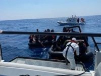 Yunanistan unsurlarınca geri itilen düzensiz göçmenler kurtarıldı