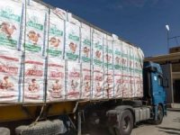 Gazze'nin kuzeyine kara yoluyla ilk yardım konvoyu ulaştırıldı