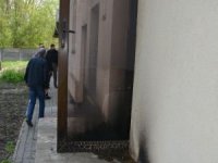 Ukrayna'da bir kişi camiyi yakmaya çalıştı