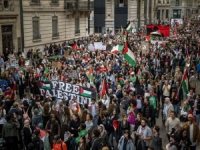 İsviçre'de Filistin'e destek yürüyüşü