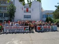 Dicle Üniversitesi öğrencilerinden ABD'deki öğrencilerin "Gazze Eylemleri"ne destek