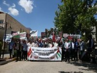 Üniversite öğrencilerinden Gazze'ye destek yürüyüşü