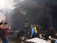 Erbil'de yangın: 120 dükkan yandı
