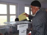 Van'da seçmenler oy kullanıyor