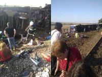 Tekirdağ'da yolcu vagonu devrildi: 10 ölü 73 yaralı
