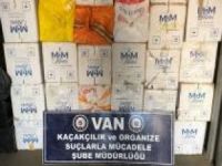 Van’da 16 bin paket kaçak sigara ele geçirildi