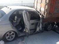 Lastik değiştiren sürücüye araç çarptı: Bir ölü
