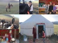 Kazak Müslümanların göçebe yaşamı