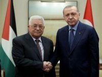 Cumhurbaşkanı Erdoğan Mahmut Abbas ile görüştü: "Türkiye her daim Filistin'in yanındadır"