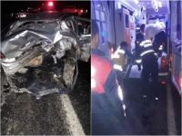 Otomobiller çarpıştı: Bir ölü 11 yaralı