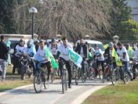 HÜDA PAR Adana İl Başkanlığından Doğu Türkistan için bisiklet turu