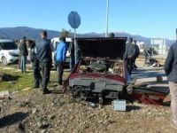 Gaziantep’te trafik kazası: Bir ölü 2 yaralı