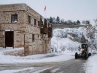 Elazığ'da kar ile mücadele çalışması