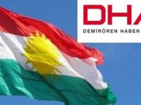 DHA'dan "Kürdistan bayrağı" hazımsızlığı