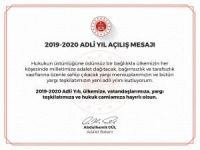 Adalet Bakanı Gül'den yeni adli yıl mesajı