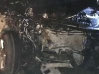 Araçlar kafa kafaya çarpıştı: 5 yaralı